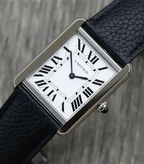 men wearing cartier tank|cartier tank solo large model.